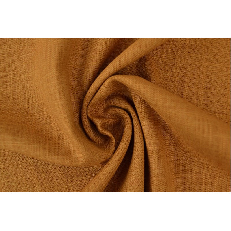 Linen 44 dark ochre yellow