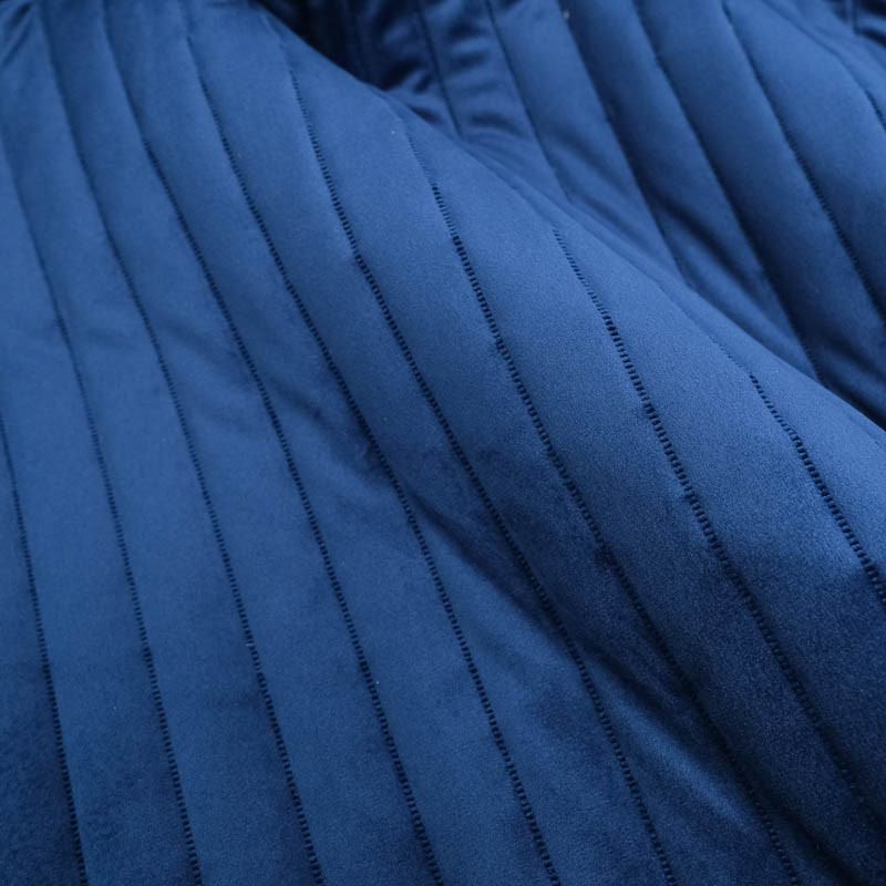 Velours Matelassé Victor navy