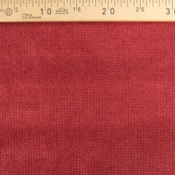 Velours Célia Oeko-Tex cranberry