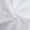 Broderie Anglaise astral blanc crème