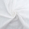 Broderie Anglaise ligne et cercle blanc crème