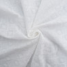 Broderie Anglaise blanc crème pissenlit