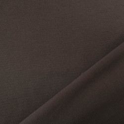 Jersey Milano Oeko-Tex marron foncé