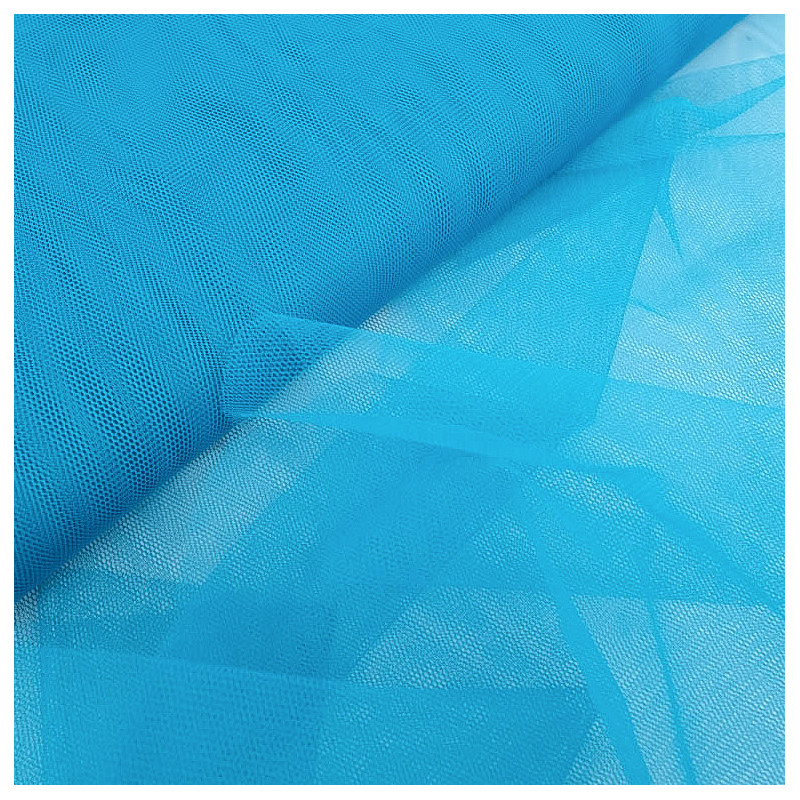 Tulle 150 Rigide bleu turquoise