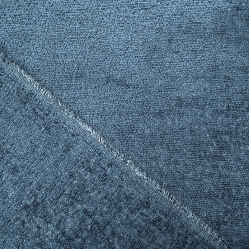 Jacquard Chenille Sierra bleu foncé