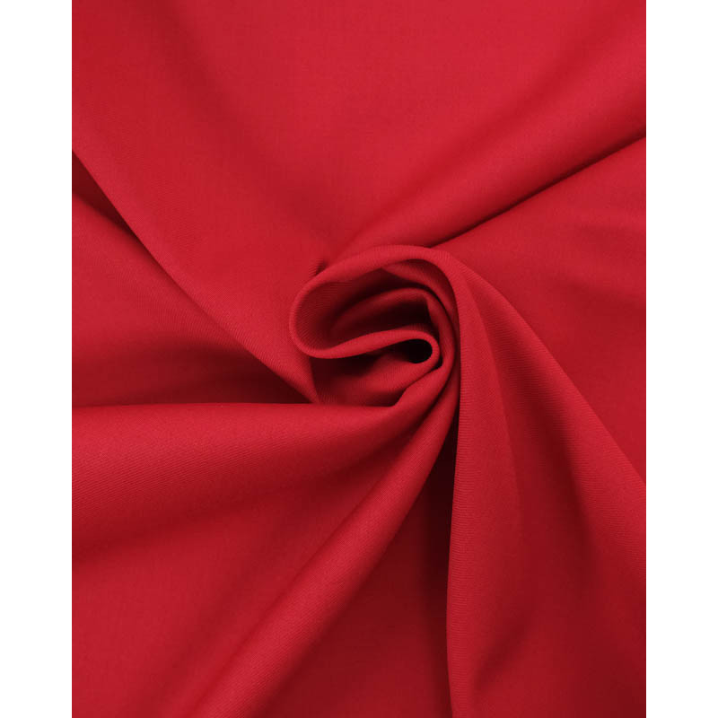 Sergé Twill Polyviscose rouge