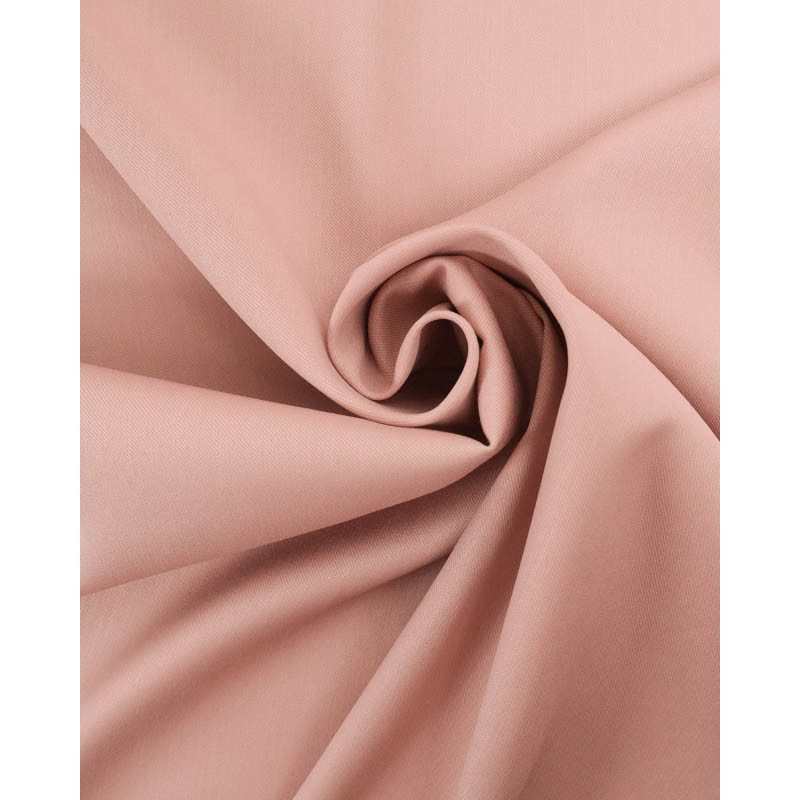 Sergé Twill Polyviscose rose tendre