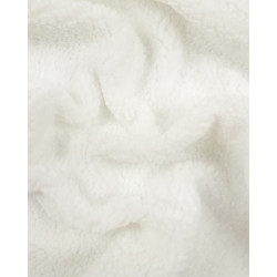 Tissu Sherpa blanc