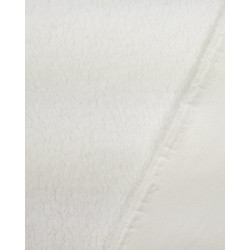 Tissu Sherpa blanc