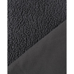 Tissu Sherpa anthracite