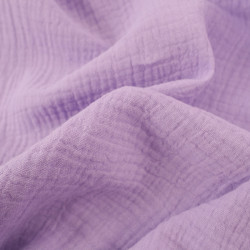 Double Gaze Unie Lilas Mia Oeko-tex