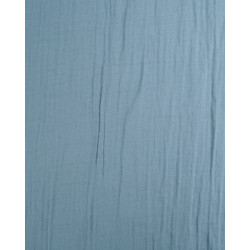 Double Gaze Bio 130CM bleu de mer