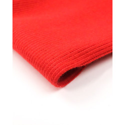 Bord Côte 2*2 Oeko-Tex rouge