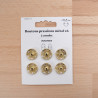 Bouton Pression taille 15,9MM or