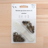 Bouton Pression taille 10,5MM vieux laiton