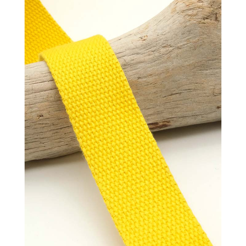 Sangle Coton 25MM jaune