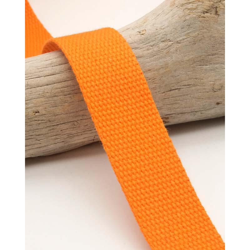 Sangle Coton 25MM orange