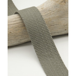 Sangle Coton 25MM gris foncé