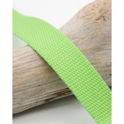 Sangle Coton 30MM vert fluo