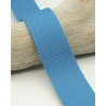 Sangle Coton 30MM bleu fluo