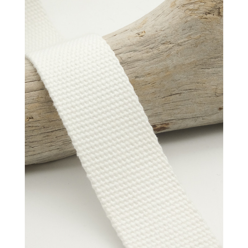 Sangle Coton 40MM blanc