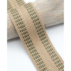 Sangle Jute 40MM kaki