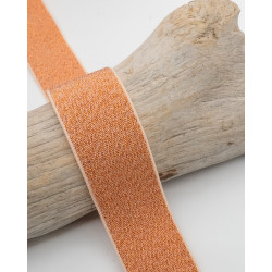 Elastique Lurex 25MM orange