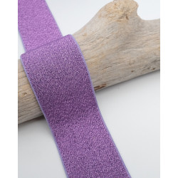 Elastique Lurex 40MM violet