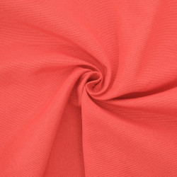 Loneta Coton Polyester 140CM Enduit corail