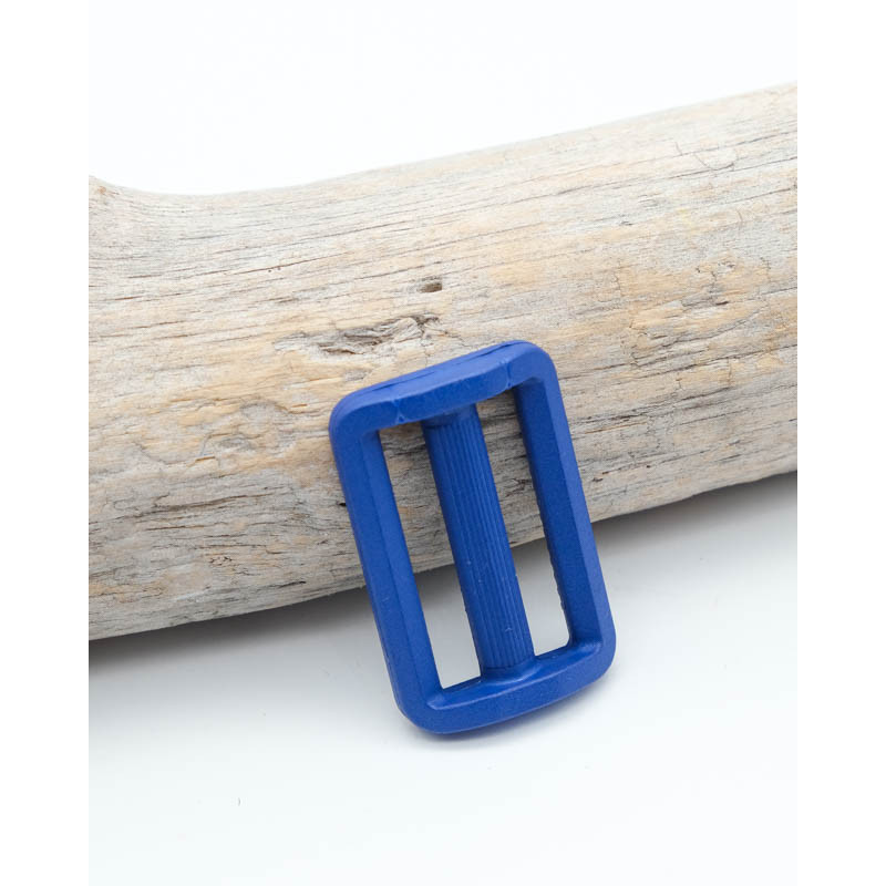 Boucle Plastique Coulissante bleu royal 30mm