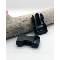 Boucle Clip noir 40mm