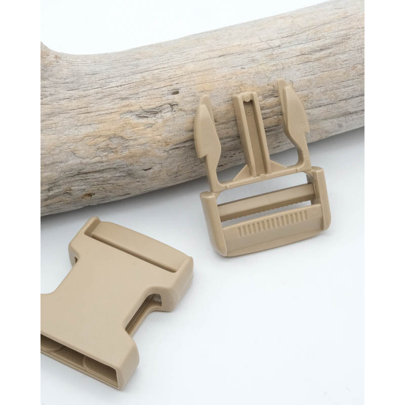 Boucle Clip beige 30mm