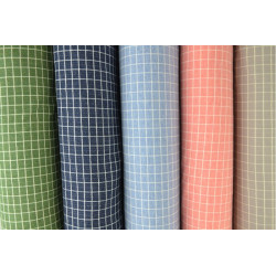 Cotton Jersey ''Checks Collection'' 1cm