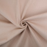 Velours Grosses Côtes Coton Oeko-Tex beige clair