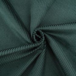 Velours Côtelé Stretch Oeko-Tex vert bouteille