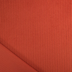 Velours Côtelé Stretch Oeko-Tex brique