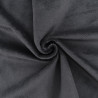 Minky Lisse Uni Okeo-Tex anthracite - Maison Klem