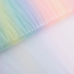 Tulle Souple Arc-En-Ciel Pastel Lurex - Maison Klem