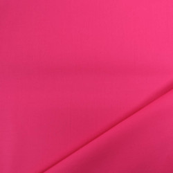 Popeline de Coton Unie Fuchsia Premium  - Oeko-Tex - Maison Klem