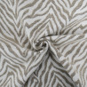 Tissu Jacquard Motif Zèbre Kaki - Maison Klem