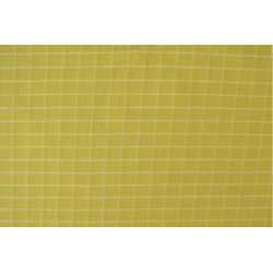 Cotton jersey checks 08 yellow