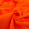 Velours 500 Raies Oeko-Tex orange vif