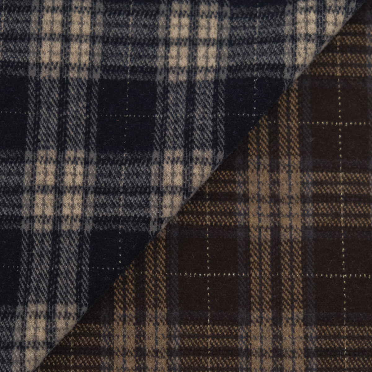Maille Douce Carreaux Lurex