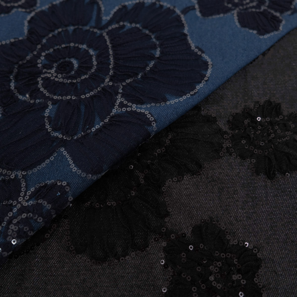 Jean Broderie Tulle et Sequins - Sam