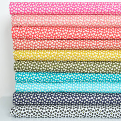 Popeline de Coton à Fleurs